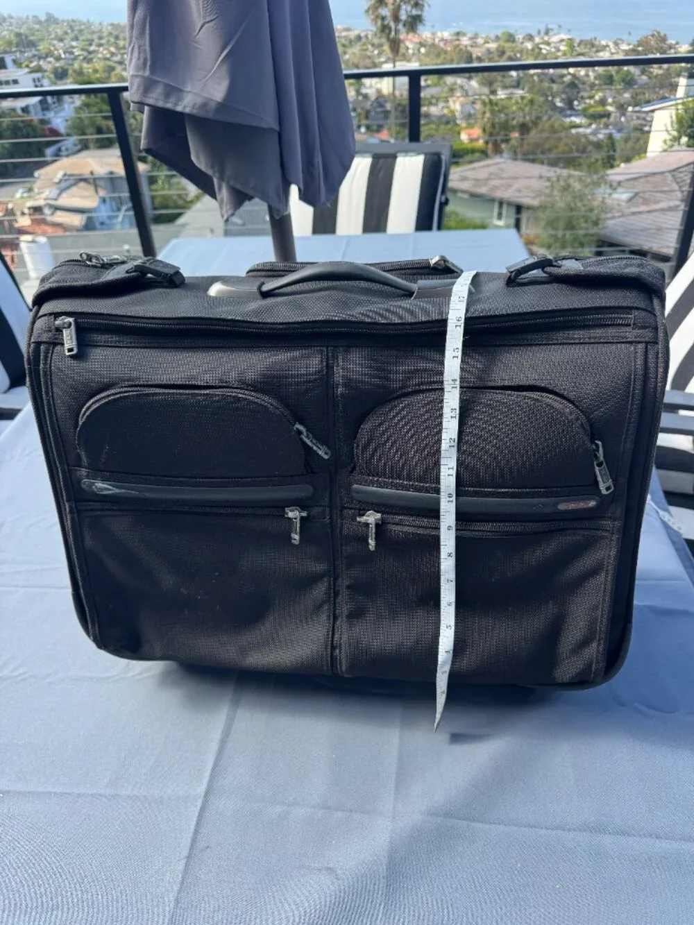 Tumi Alpha 22033DH Black Ballistic Nylon 22